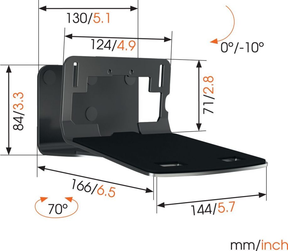 Vogels Sound 3205 Sonos Five / Play 5 Wall Mount (Each) - Image 2