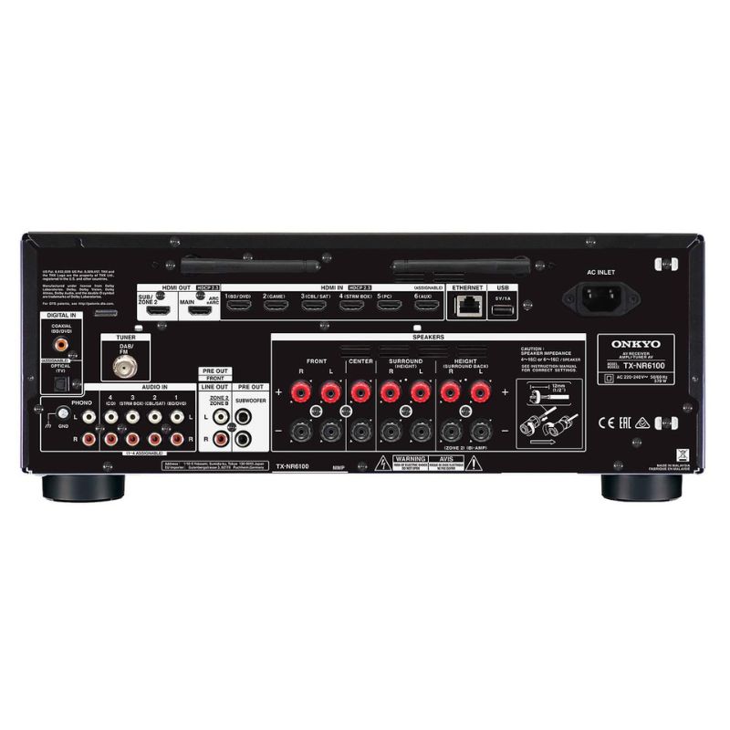 Onkyo TX-NR6100 – 7.2 Channel THX Certified A/V Receiver - Image 2