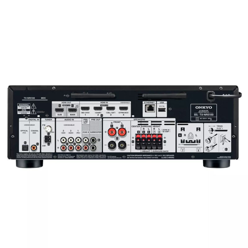 Onkyo TX-NR5100 – 7.2-Channel 8K AV Receiver - Image 2