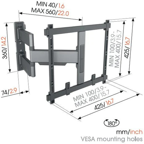 Vogels TVM 5445 Full-Motion TV Wall Mount (32" - 65") - Image 3