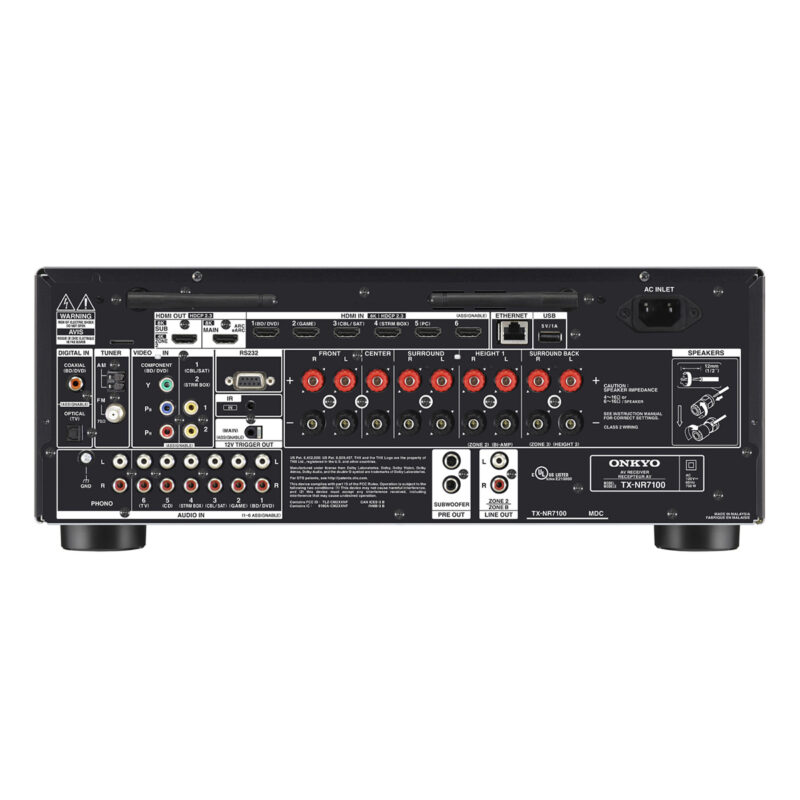 Onkyo TXNR7100 9.2 ch Network l AV Receiver | Dolby Atmos | HD | Airplay 2 - Image 2