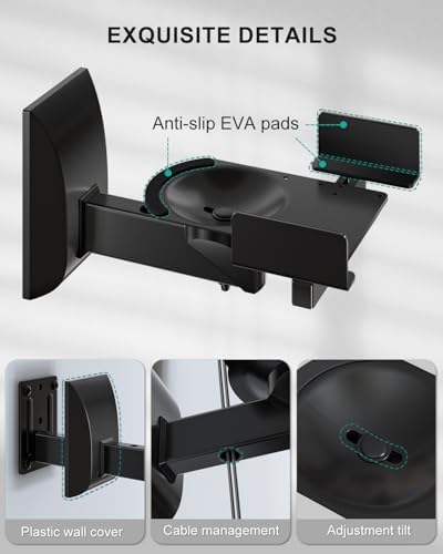 Universal Wall Mounting Speaker Bracket for Bookshelf Speakers - Image 3